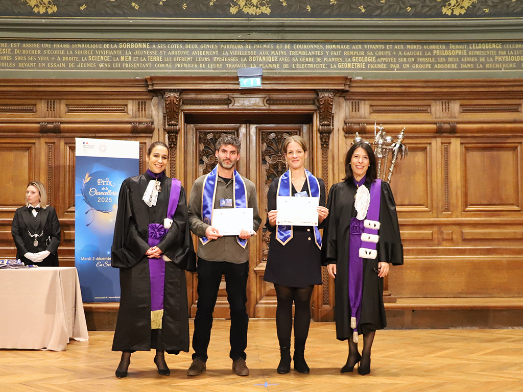 Deux docteurs primés par la Chancellerie