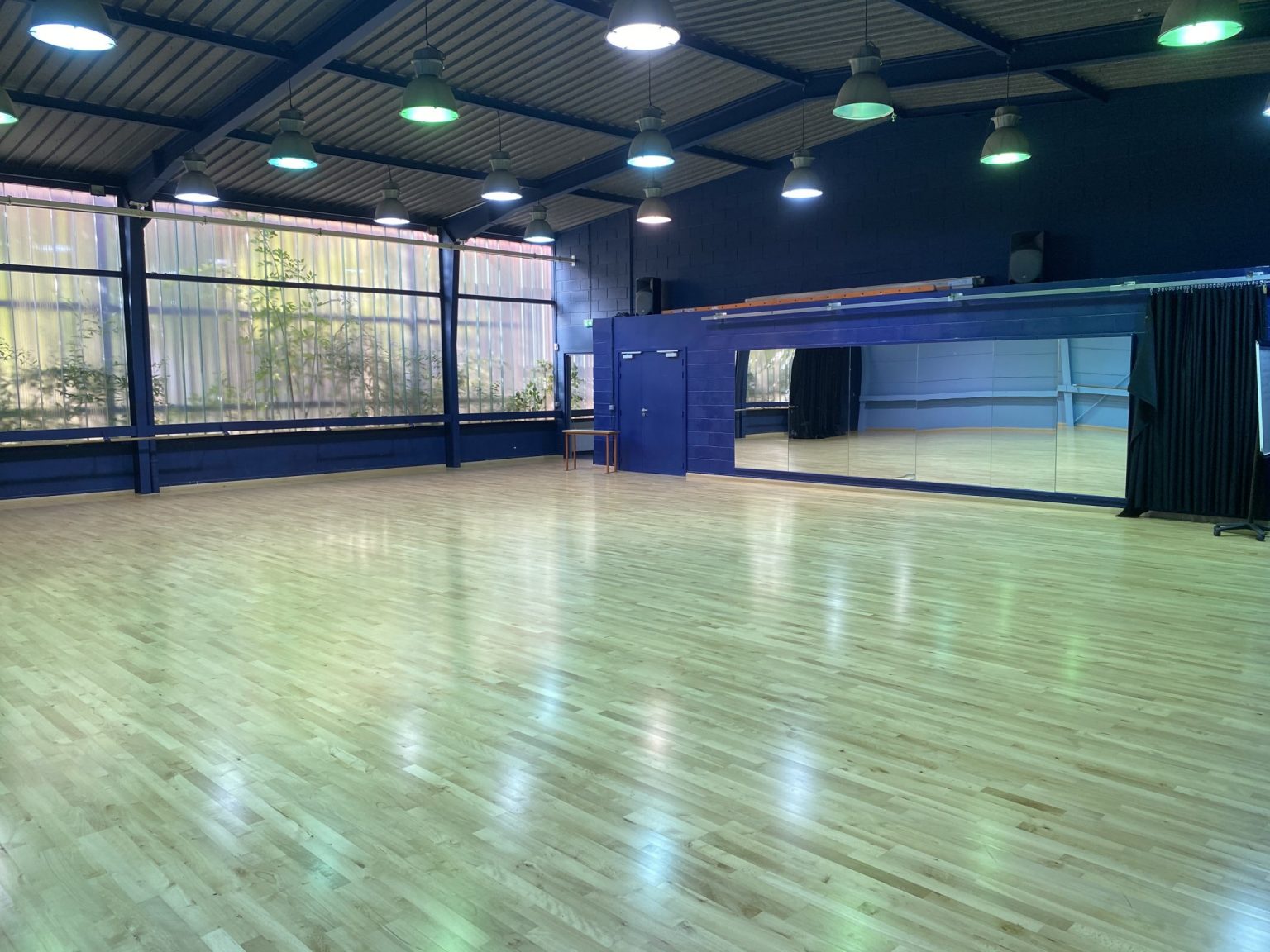Photo de la salle de danse du gymnase de Villetaneuse