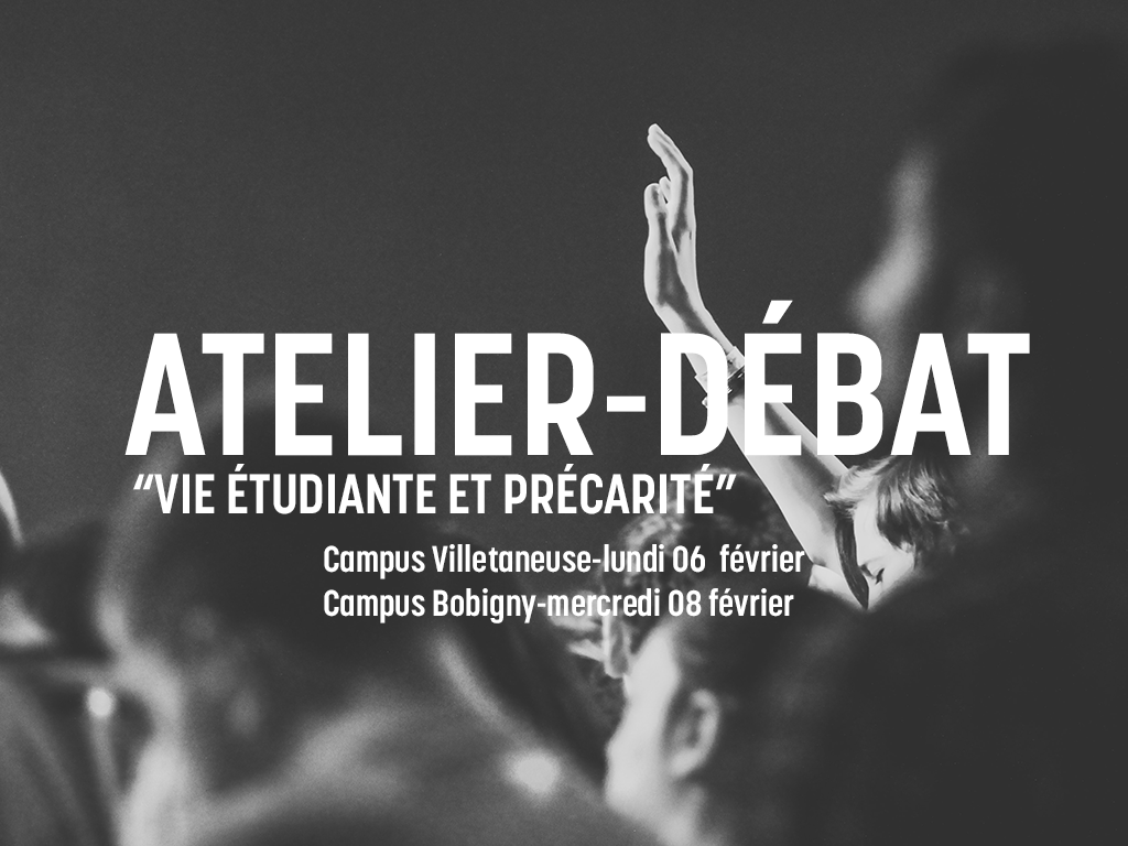 Image illustrant l'article sur les ateliers débats "Vie étudiante et précarité"