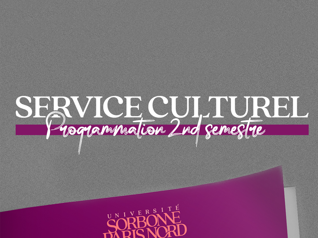 Programme du deuxième semestre du Service Culturel